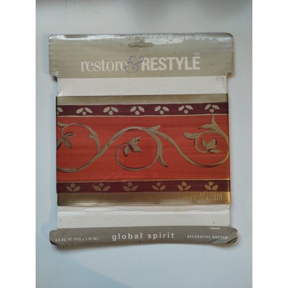 Lot of 3 Restore and Restyle Decorative Wall Border - Pre-pasted Pastels - 5 yds - Picture 2 of 3